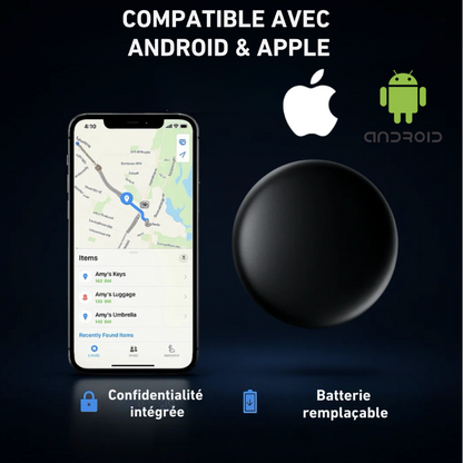 GPX90 – Tracker GPS précis sans abonnement (Android/Apple)