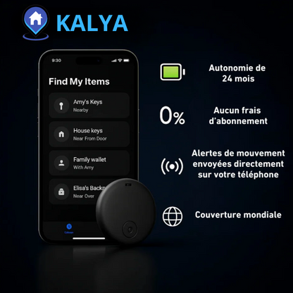 GPX90 – Tracker GPS précis sans abonnement (Android/Apple)